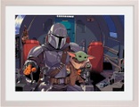 Komar Bild mit Rahmen »Mandalorian Empire«, (1 St.), Hochwertigen Echtholzrahmen. FSC zertifiziert, was eine nachhaltige Forstwirtschaft garantiert.