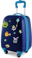 Hauptstadtkoffer Kinderkoffer »For Kids, Monster«, 4 Rollen, mit wasserbeständigen, reflektierenden Monster-Stickern