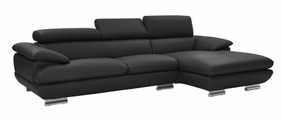 CALIA ITALIA Ecksofa »Magic«, in 2 Lederqualitäten
