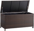 garten gut Auflagenbox »Rattan«, Polyrattan, braun