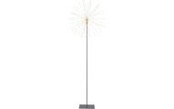 LED-Dekoleuchte Firework 3D silbergrau, Höhe 130cm