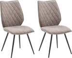 Mca Furniture - 2er-Set Stühle - Braun