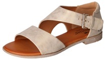 Mustang Shoes Sandale, Sommerschuh, Sandalette, Riemchensandale in asymmetrischer Optik