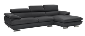 CALIA ITALIA Ecksofa »Magic«, in 2 Lederqualitäten