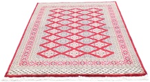 morgenland Teppich »Buchara Teppich handgeknüpft rot«, rechteckig, 8 mm Höhe