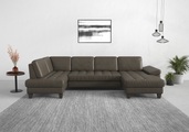 sit&more Wohnlandschaft, wahlweise mit Bettfunktion, Bettkasten, Sitztiefenverstellung
