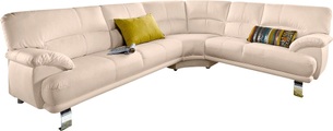 TRENDMANUFAKTUR Ecksofa, mit langem Schenkel
