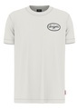 Joop Jeans, Joop Jeans Rundhalsshirt »Eden«, Druck auf Vor- und Rückseite, Etikett seitlich am Rumpf