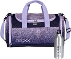 neoxx Sporttasche »Champ, Glitterally perfect«, (Set, inklusive Edelstahl Trinkflasche)