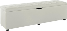 Places of Style Hockerbank »Checked«, mit Stauraum, Breite 120 cm und 160 cm, auch als Garderobenbank oder Bettbank geeignet