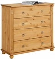Home affaire Schubkastenkommode »Tessin«, Breite 90 cm, aus Kiefer massiv