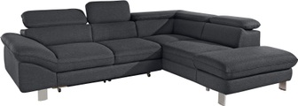 COTTA Ecksofa, mit Kopf- bzw. Rückenverstellung, wahlweise mit Bettfunktion und Bettkasten