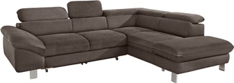 COTTA Ecksofa, mit Kopf- bzw. Rückenverstellung, wahlweise mit Bettfunktion und Bettkasten