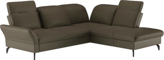 sit&more Ecksofa »Leandro L-Form«, Wahlweise mit Bett-, Kopfteil - und Armlehnfunktion, sowie Stauraum