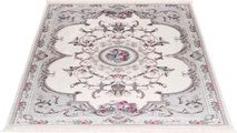 Sehrazat, Sehrazat Teppich »Vintage 7000«, rechteckig, Flachflor, Blumen Vintage, Anti Rutsch, waschbar, Wohnzimmer
