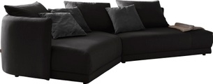 designwerk, designwerk Ecksofa »New York«, mit moderner Rundung im Korpus