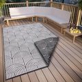 HANSE Home Teppich »Pangli, Wendeteppich«, rechteckig, In und Outdoor, Flachgewebe, wendbar, wetterfest, pflegeleicht, robust