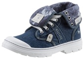 Mustang Shoes Schnürboots, mit umschlagbarem Kragen