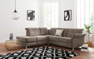 sit&more Ecksofa, inklusive Federkern, wahlweise mit Kopfteilverstellung, Bettfunktion und Stauraum