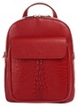 Cluty Cityrucksack, echt Leder, Made in Italy