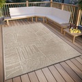 ELLE DECORATION Teppich »Léo«, rechteckig, In und Outdoor, Flachgewebe, wetterfest, pflegeleicht, robust