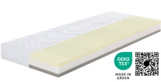 Fair Life Bio Taschenfederkernmatratze »Green Strong«, 21 cm cm hoch, 500 Federn, (1 St.), Matratze mit antibakteriellem Bezug, verschiedene Grössen erhältlich