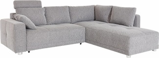 Places of Style Ecksofa, mit Bettfunktion und Bettkasten, wahlweise mit 1 oder 3 Kopfstützen