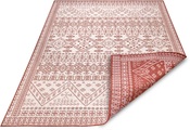 NORTHRUGS Teppich »Doha«, rechteckig, 5 mm Höhe, In- und Outdoor Teppich, Wendbar, gekettelt, strapazierfähig, pflegeleicht, Wohnzimmer, Balkon, Garten, in der EU Hergestellt