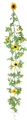 I.GE.A. Kunstblume »Sonnenblumenranke«, Künstlich Sonnenblumen Girlande Reben Hochzeit Landhaus Blumenkette