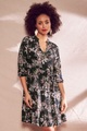 Laura Scott Blusenkleid, mit V-Ausschnitt