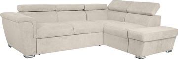 GEPADE Ecksofa »Louis, L-Form«, mit Schlaffunktion, verstellbaren Kopfstützen, Stauraum