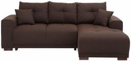 Home affaire Ecksofa »Viborg«, mit Regal in der Armlehne, wahlweise mit Bettfunktion