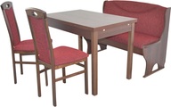 HOFMANN LIVING AND MORE, HOFMANN LIVING AND MORE Essgruppe »4tlg. Tischgruppe«, (Spar-Set, 4 tlg., 4tlg. Tischgruppe), Stühle montiert
