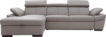 exxpo - sofa fashion Ecksofa, inklusive Kopfteil- und Armteilverstellung, wahlweise mit Bettfunktion