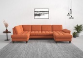 sit&more Wohnlandschaft, wahlweise mit Bettfunktion, Bettkasten, Sitztiefenverstellung