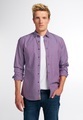 ETERNA LANGARM HEMD SLIM FIT UPCYCLING SHIRT OXFORD ROT/BLAU KARIERT