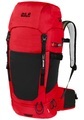 Jack Wolfskin, Jack Wolfskin Wanderrucksack mit Ortungssystem Wolftrail 34 Recco one size rot adrenaline red