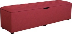 Places of Style Hockerbank »Knobbed«, Hockerbank mit Stauraum, Breite 120 cm und 160 cm