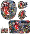 Sanilo Badaccessoire-Set »Graffiti«, (Komplett-Set, 6 tlg.)