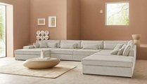 LeGer Home by Lena Gercke Wohnlandschaft »Joreen«, 6 Teile, zusammengesetzt aus Modulen, in vielen Bezugsqualitäten und Farben, fester Sitzkomfort