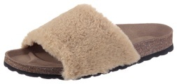 CITY WALK Pantolette, in flauschigem Look