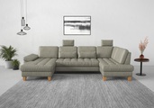 sit&more Wohnlandschaft, wahlweise mit Bettfunktion, Bettkasten, Sitztiefenverstellung