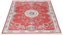 Sehrazat, Sehrazat Teppich »Vintage 7000«, rechteckig, Flachflor, Blumen Vintage, Anti Rutsch, waschbar, Wohnzimmer