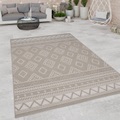 Paco Home Teppich »Vermont 184«, rechteckig, Flachgewebe, modernes Design mit Rauten, gesteift, Outdoor geeignet