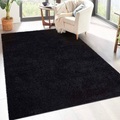 Carpet City Hochflor-Teppich »City Shaggy«, rechteckig, 30 mm Höhe, Teppich Einfarbig Uni, besonders flauschig-weich, ideal für Wohnzimmer & Schlafzimmer