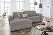 exxpo - sofa fashion Ecksofa, wahlweise mit Bettfunktion und Bettkasten