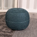Obsession Sitzkissen »My Pouf Exo«, (1 St.), Sitzhocker, rund, Strickoptik, In- und Outdoor geeignet