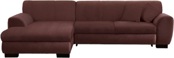 Home affaire Ecksofa »Nika«, MELROSE®, Microfaser oder Struktur, wahlweise mit Bettfunktion