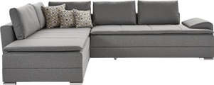 INOSIGN Ecksofa, mit Bettfunktion 180 cm, Dauerschlaffunktion