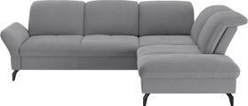 sit&more Ecksofa »Leandro L-Form«, Wahlweise mit Bett-, Kopfteil - und Armlehnfunktion, sowie Stauraum